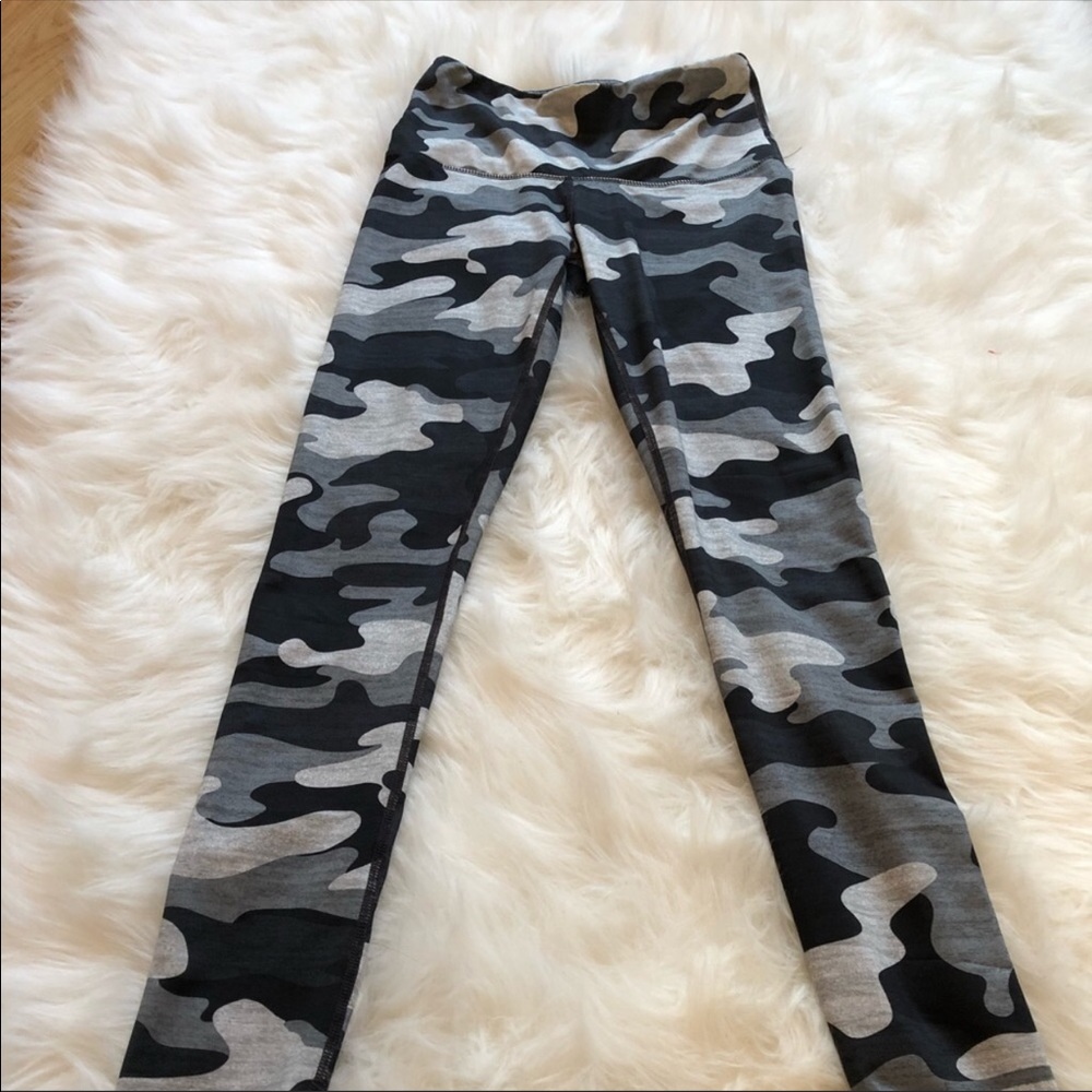 Camo Gym Leggings. Xs. Reebok. Perfect condition